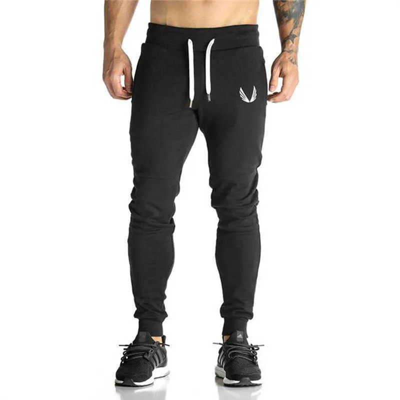 2020 New Running Pants Men Sport Gym Training Jogger Slim Fit Sweatpants Workout Tight Trousers X0615