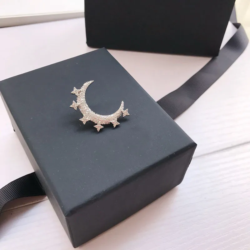 UMGODLY arrivée marque de luxe lune étoile boucles d'oreilles cubique zircone boucle d'oreille femmes élégantes fête de mariage bijoux cadeau