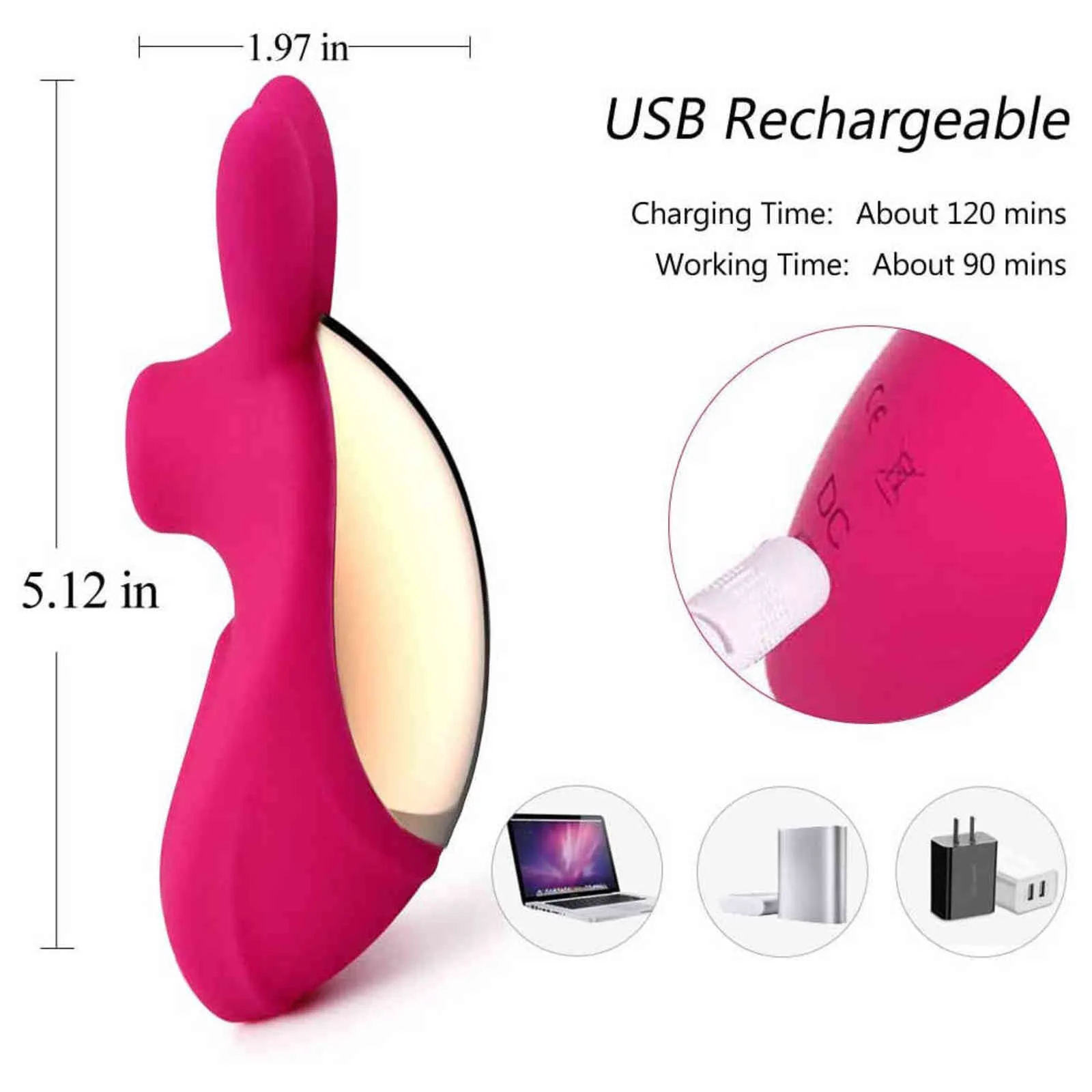 Nxy vibratorer kanin g spot klitoris sugande vibrator för klitisk bröstvårta stimulering laddningsbar silikon vagina anal mini sucker slickande tunga 1119