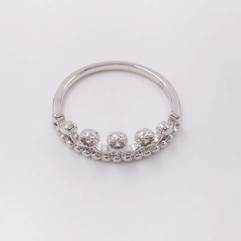 Hot charm joyería de moda que hace boda estilo boho compromiso Queen crown anillos de corazón de moda para mujeres, hombres, niños, niñas, juegos de anillos de dedo, caja de regalos de cumpleaños de Navidad