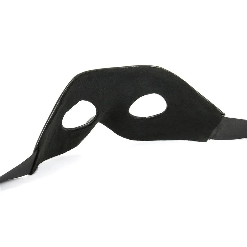 Zorro metà nera con cravatte articoli di fantasia ballo in maschera unisex volpe veneziana gatto che balla occhi maschere di Halloween