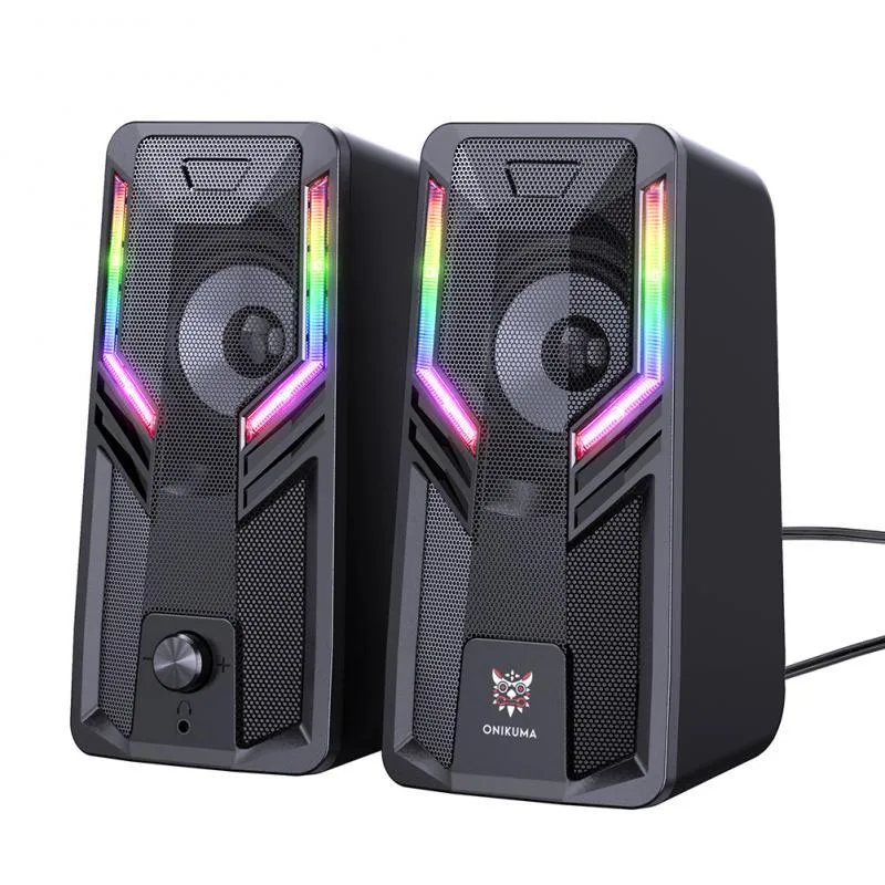 Altavoces magnéticos externos portátiles G6 USB RGB para escritorio, altavoz para juegos de ordenador portátil con conector de Audio de 3,5 Mm, nuevo