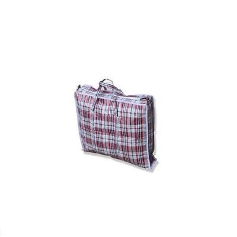 Storage Bags Jumbo Small Laundry Zipped Reusable Large Strong Shopping Bag Random Color275G