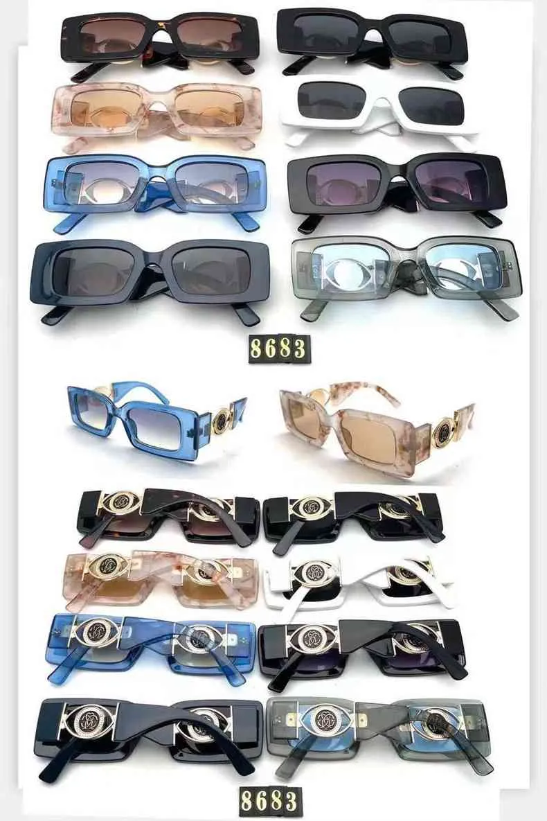 Marco de moda grande Gablas de sol y mujeres Moda personalizada de gafas de sol de gafas de sol