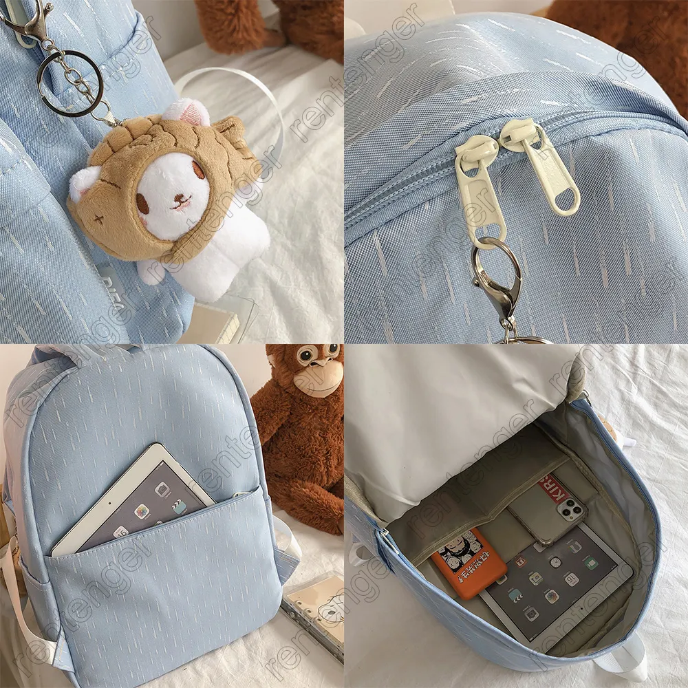 Ryggsäck mode kvinnor flicka tonåring kawaii college student liten damer söt skolväska kvinnlig cool trendig bok