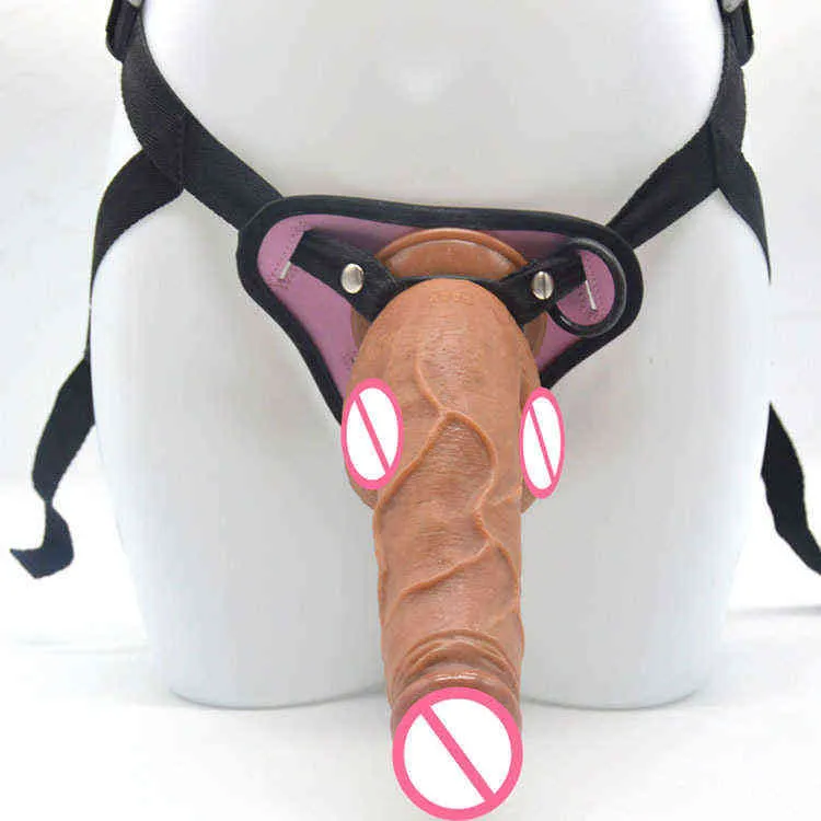 NXY Dildo's solidna solidna symulacja penisa dla dorosłych Fun Products Lala Backyard Plug Toy Leather Spodnie 0221