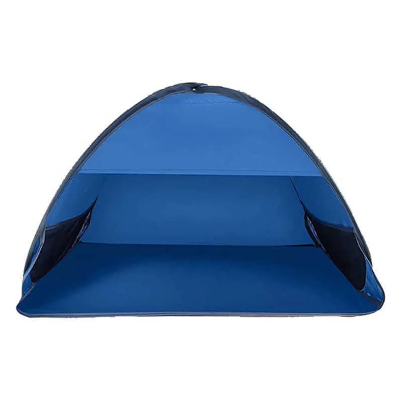 Mini tenda pop-up antivento a prova di sabbia pieghevole pieghevole allungata riparo solare portatile attrezzatura da esterno prendere il sole in spiaggia Y0706