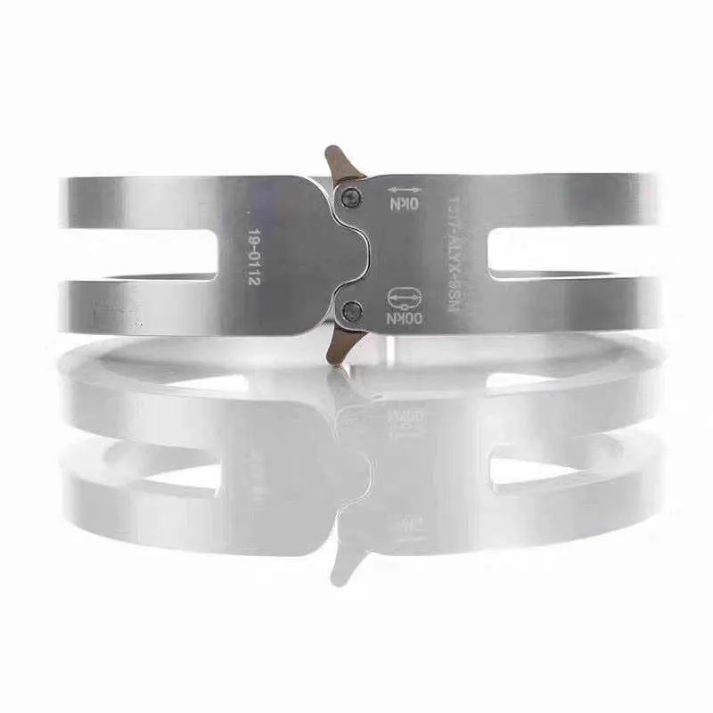 Hoge kwaliteit Alyx mannen en vrouwen paar sieraden armband Alyx armband Alyx 9sm achtbaan armbanden functionele armband brace Q315E