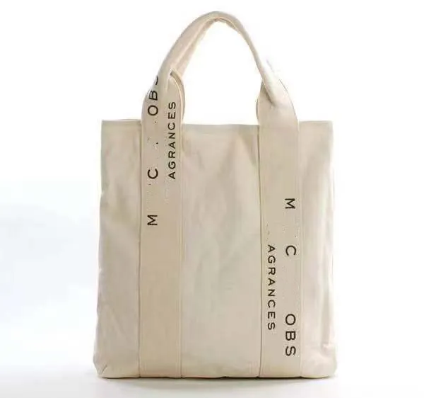 Totes Bags Japanese Canvas Letters Shoulder College Womens Borse Borsa della spesa della borsa di moda del progettista