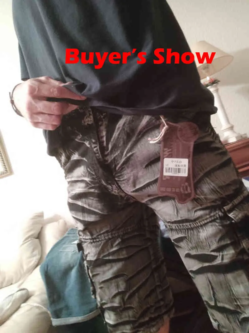 Pantalones cortos Cargo de camuflaje gris para Hombre
