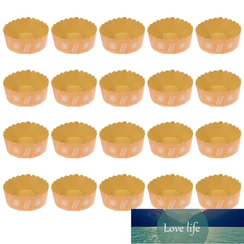 90 pz 6 pollici grandi tazze di carta kraft muffin modello girasole fodere di carta cupcake stampi cottura della torta283Z