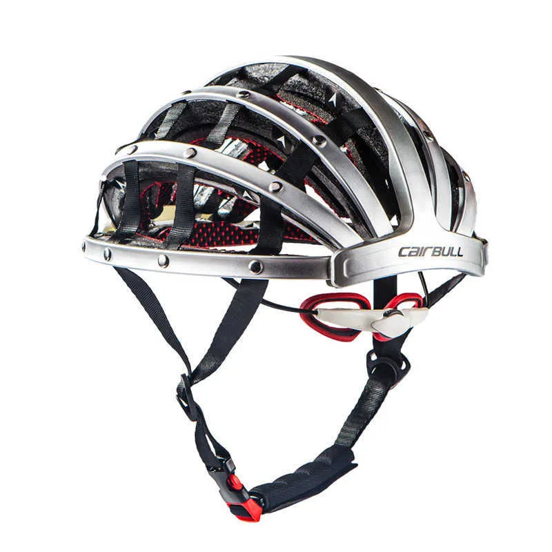 CAIRBULL Heren Opvouwbare Helm Lichtgewicht Draagbare Veiligheid Fietshelmen Stad Sport Leisure Fiets Fietsen Vrouwen Helm 56-62CM Q0630