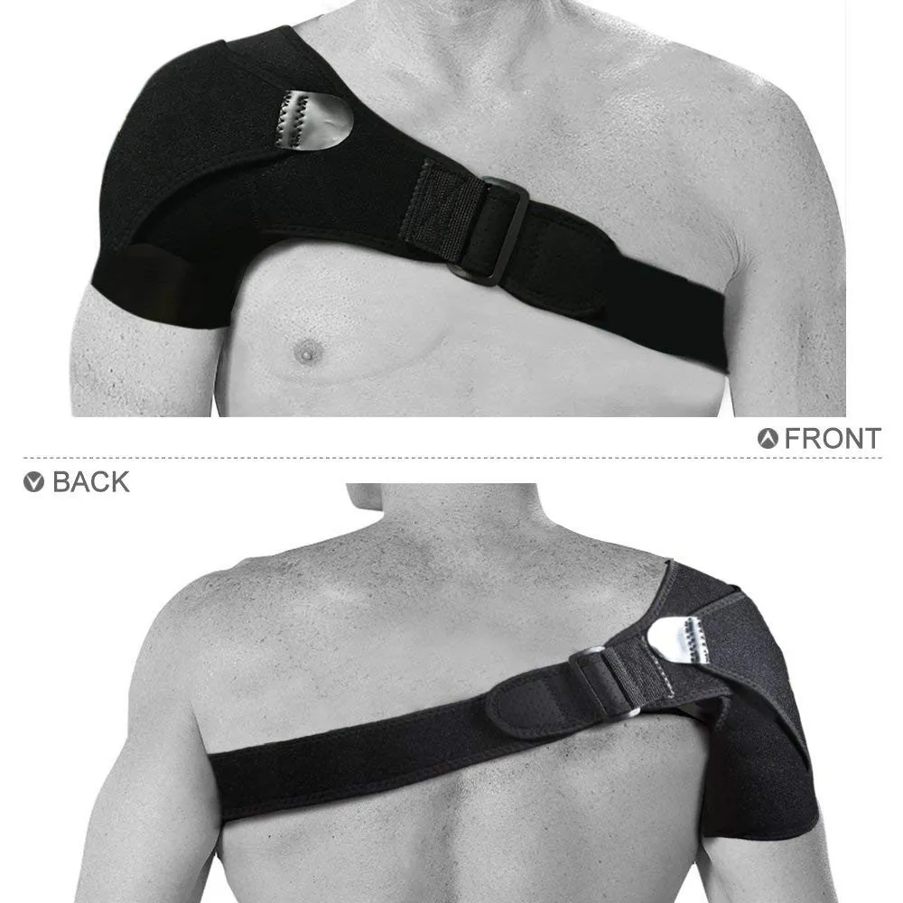 Compression Pain Ice Pack Shoulder Sleeve Shoulder Brace with Pressure Pad Support Shoulder