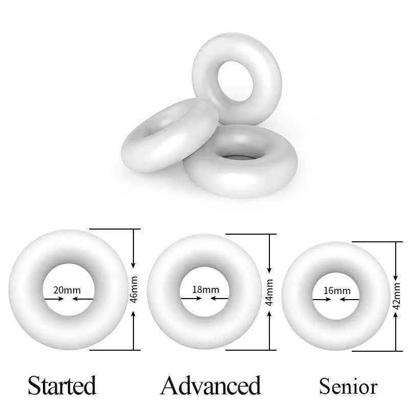 NXY Anelli 3 pz Silicone Multifunzione Anello Del Pene Cazzo Gli Uomini Eiaculazione Maschile Ritardo di Lunga Durata Cockring Principiante 0215