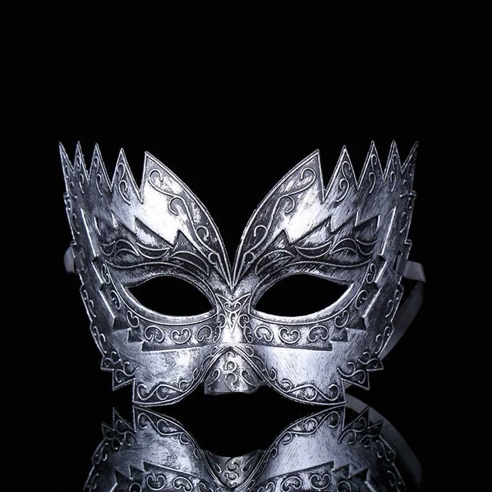 Cosmas Halloween Party Mask Venice Cut Cut Retro Rome Mask Masquerade Halloweenowe Kostiumy weneckie Maska Sawokoterbka Q0803193242