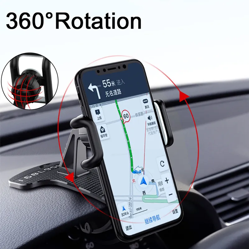 Fimilef耐久性のあるファッションカーのHUDダッシュボードマウントホルダースタンドブラケットユニバーサルモバイル携帯電話GPS