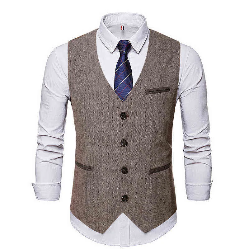 Linhua ärmlösa män Vest Retro Waistcoat herrrockar Man Coat Male Clothes Jackets kläder Taktiska vadderade mens västar Golf 220114