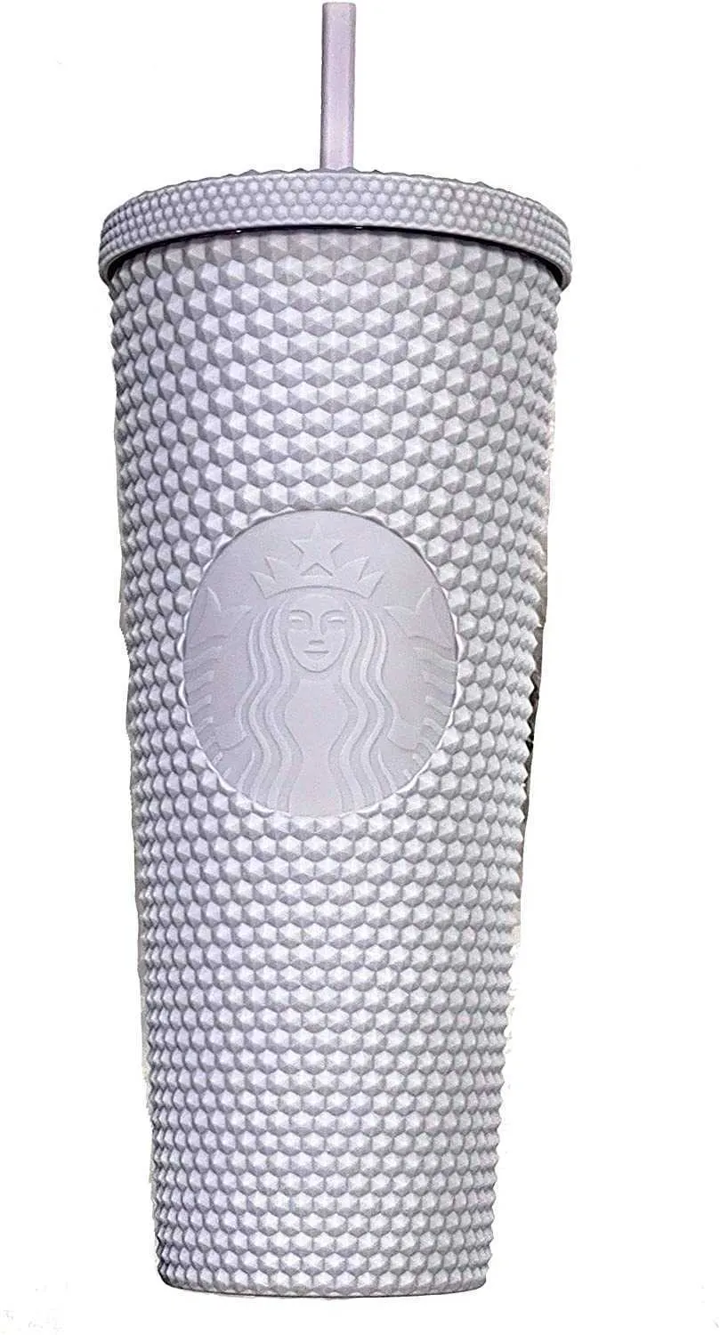 Starbucks 2021 Holiday Icy lila Bling Studded Cold Cup TumblerV6C42634