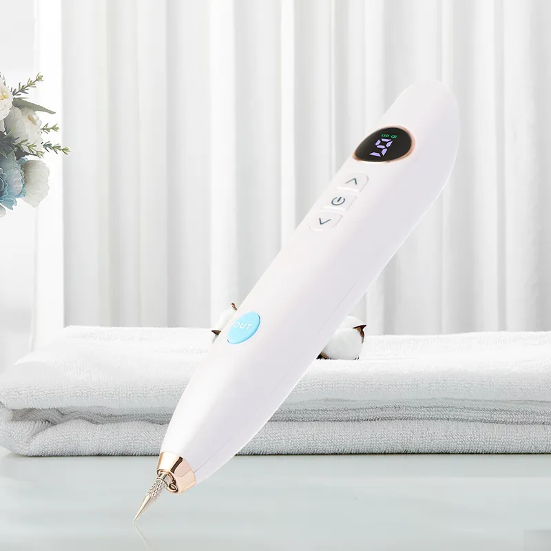 LCD PLASMA PEN Profesional Laser Tattoo Mole Removal Skin Care Tools Tag Freckle Wart Dark Spot Remover Beauty 220224