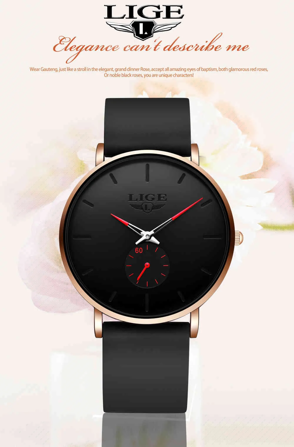 LIGE Frauen Luxus Marke Uhr Einfache Quarz Dame Wasserdichte Armbanduhr Weibliche Mode Casual Uhren Uhr reloj mujer 2020