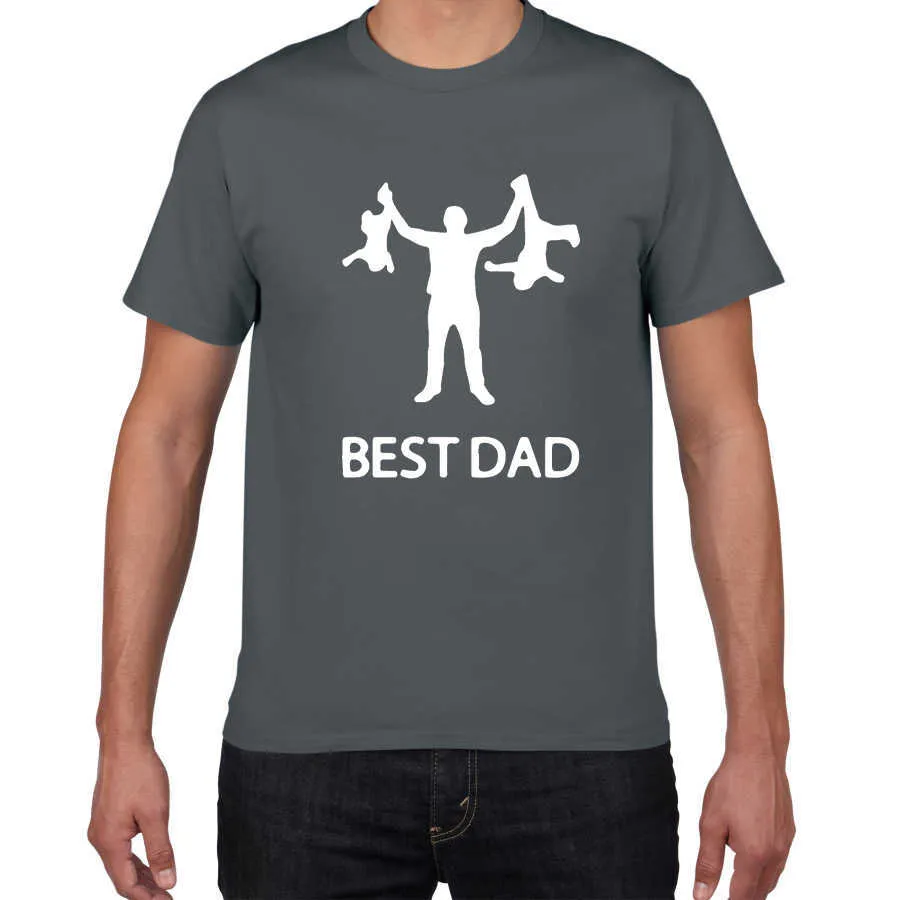 Dad streetwear Tshirt men Funny Design Father Day 100% Cotton summer hip hop T shirt Gift tshirt homme clothes 210629