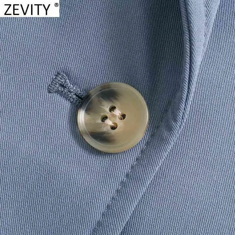 Moda donna singolo bottone dentellato giacca corta aderente cappotto ufficio signora abiti da lavoro donna chic crop top SW715 210416