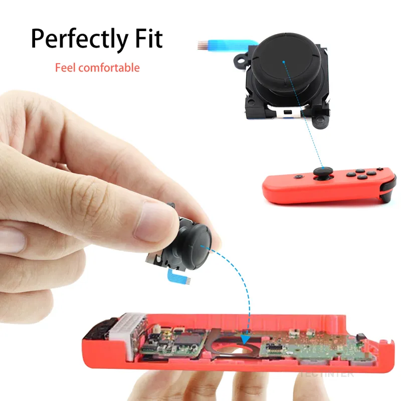 For Nintendo Switch Gamepad Replacement 3D Analog ThumbStick For NS JoyStick Controller/Switch Lite Repair Tool