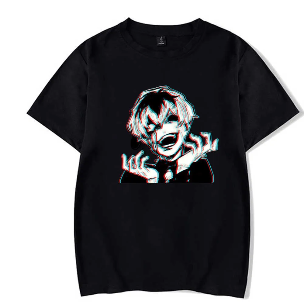 Tokyo Ghoul Anime O-Ausschnitt T-Shirt Mode Unisex Tuch Y0809