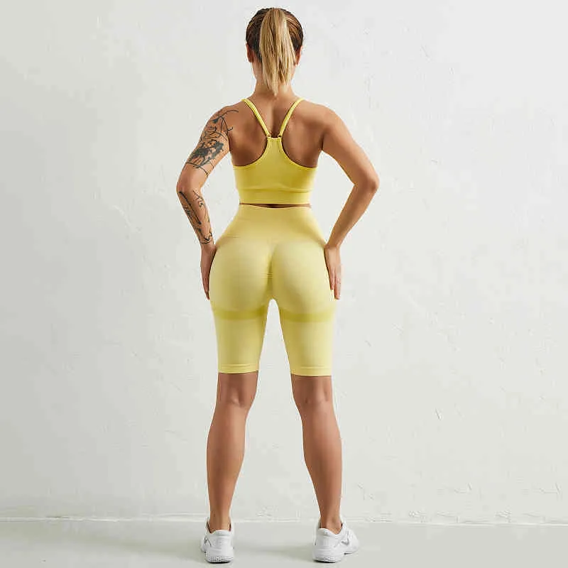 SALSPOR Frauen Yoga Fitness Push-Up Trainning Laufen Qucik Dry Sportwear Casual Sport Gym Radfahren Shorts Weibliche