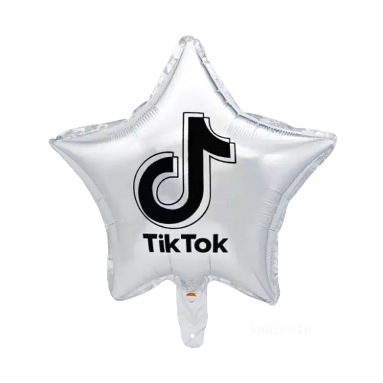 Tiktok Palloncini Ragazze Compleanno Video Decorazione festa palloncino Palloncini foglio di alluminio Articoli feste T2I532029322638