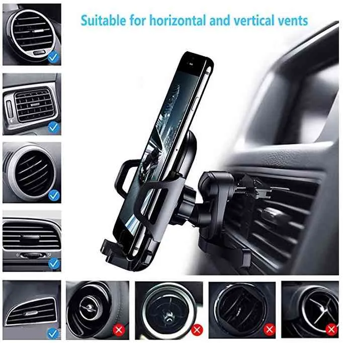 Car Air Vent Mount Cellphone Accessories Universal Telephone Clip Mobile Phone Holder Stand