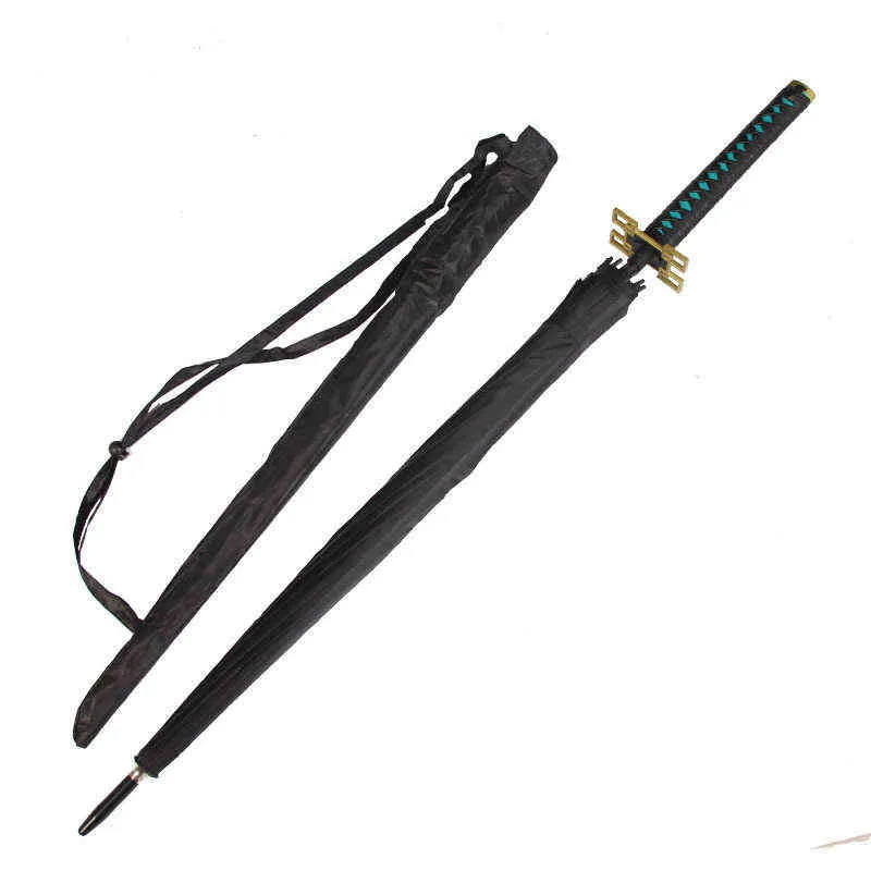 Długie uchwyt miecz parasol katana na zewnątrz wiatrowoodporny Ochrona dla dorosłych UV Modna moda parasol sombrilla playa deszczowy sprzęt BD50YS H1221 H18976314