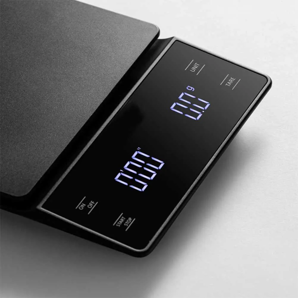 High Accuracy 3kg/0.1g Electronic Coffee Scale With Digital Kitchen Timer  For Kitchen And Home Use Battery Free From Cong09, $17.43