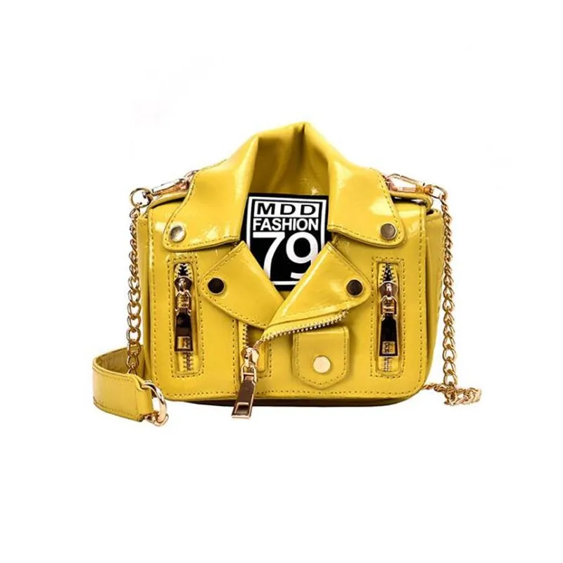 Kvällspåsar Oil Läderjacka Liten kostym Bag 2021 Spring and Summer Woman Shoul Shoulder Designer Fashion Messenger319X