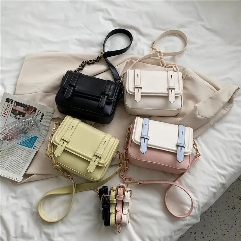 Mode sacs à bandoulière sacs à main cartables pour femmes mignon couleur bonbon chaîne Mini bandoulière marque Designer été