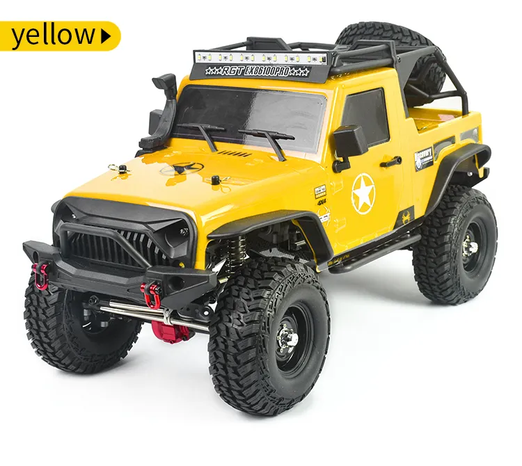 RGT EX86100PRO CRUSHER 1:10 1/10 RTR 4WD voiture d'escalade électrique tout-Terrain sur chenilles 2.4G modèle RC Buggy véhicule tout-terrain jouet garçon