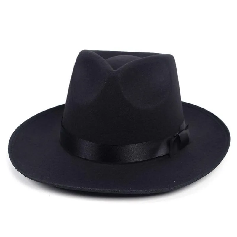 Широкие шляпы Brim Hats Fedoras Hat для мужчин Женщины становятся деформированными краевыми поясами роскошные моды Панама вечеринка джентльмен зима