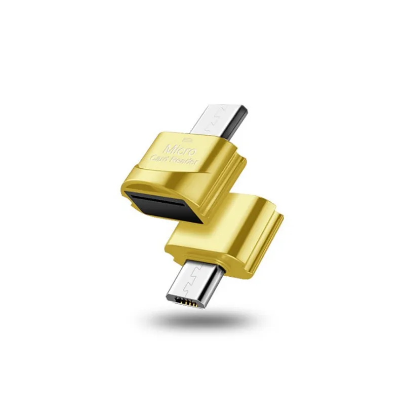 Mini Metal Card Reader Type-c Memory Card Reader OTG Connector Mobile Phone Connection USB 3.1 for Micro SD TF Card