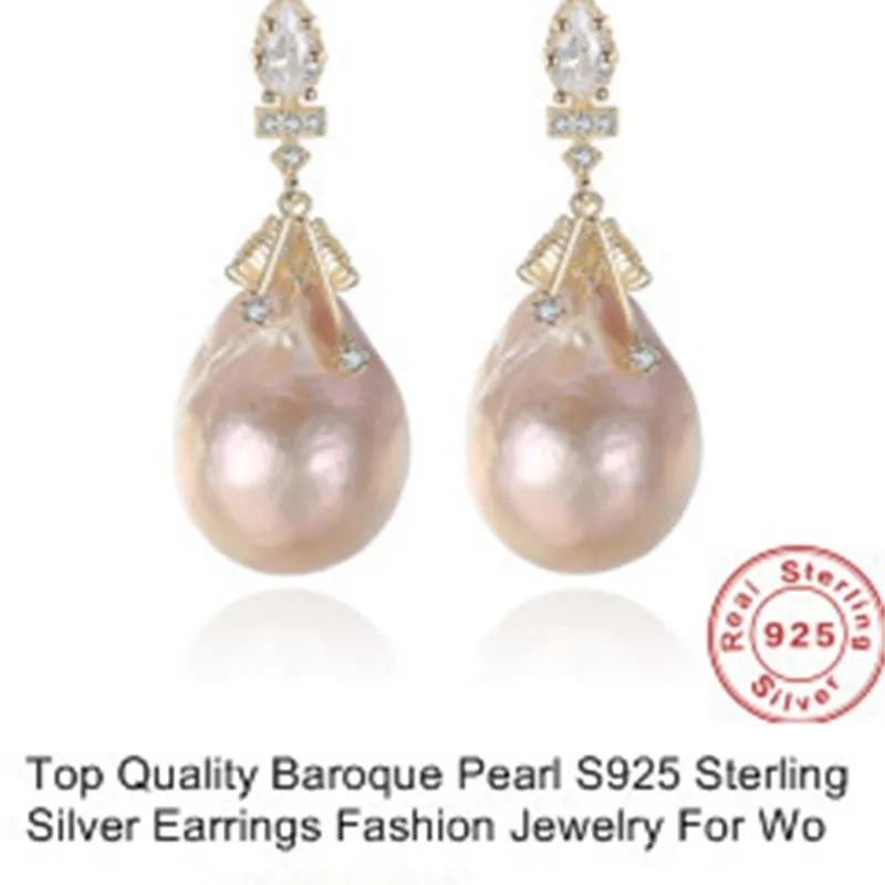 Moda 100% argento sterling 925 orecchini a bottone con gemma rosa le donne fidanzamento di nozze gioielleria raffinata