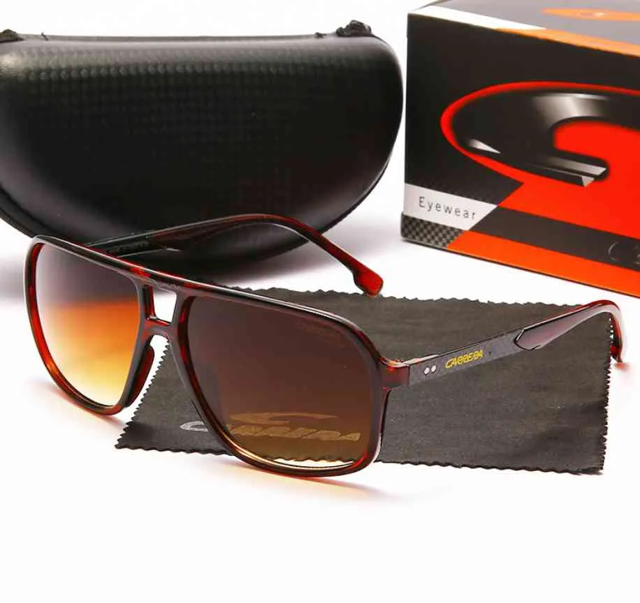 Классические солнцезащитные очки Carrera мужские унисекс итальянские тенденции брендовый дизайн винтажные ретро спортивные на открытом воздухе очки для вождения в большой оправе23973506225
