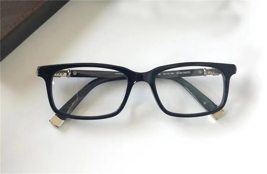 Yeni Moda Tasarımı Optik Gözlük Eğlenceli Hatch Retro Square Küçük Çerçeve Basit Popüler Klasik Stil Çok Yönlü Gözlükler Şeffaf L212i