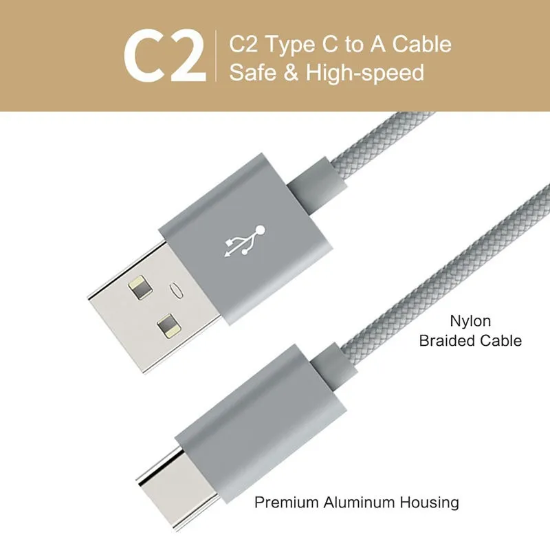 Câbles de téléphone portable 0.2/1M/2M USB 3.1 Type C câble de Charge de synchronisation de données pour Sony Xperia L1 XA1 Ultra XZs XZ Premium X Compact