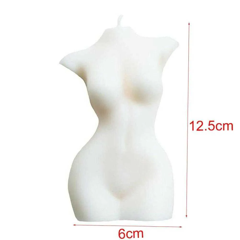 cera de soja feminino busto vela vegan goddess vela fêmea torso soja cera vela decorações de casa ornamentos H0910