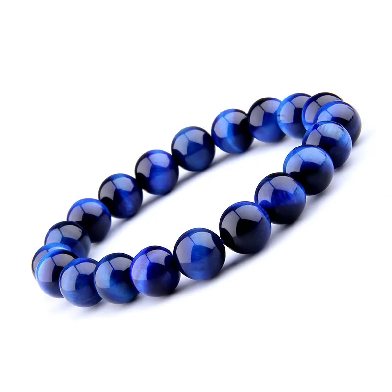Натуральные пряди Камень Браслеты из бисера Мода Lapis Lazuli Blue Tiger Erest Bractelet