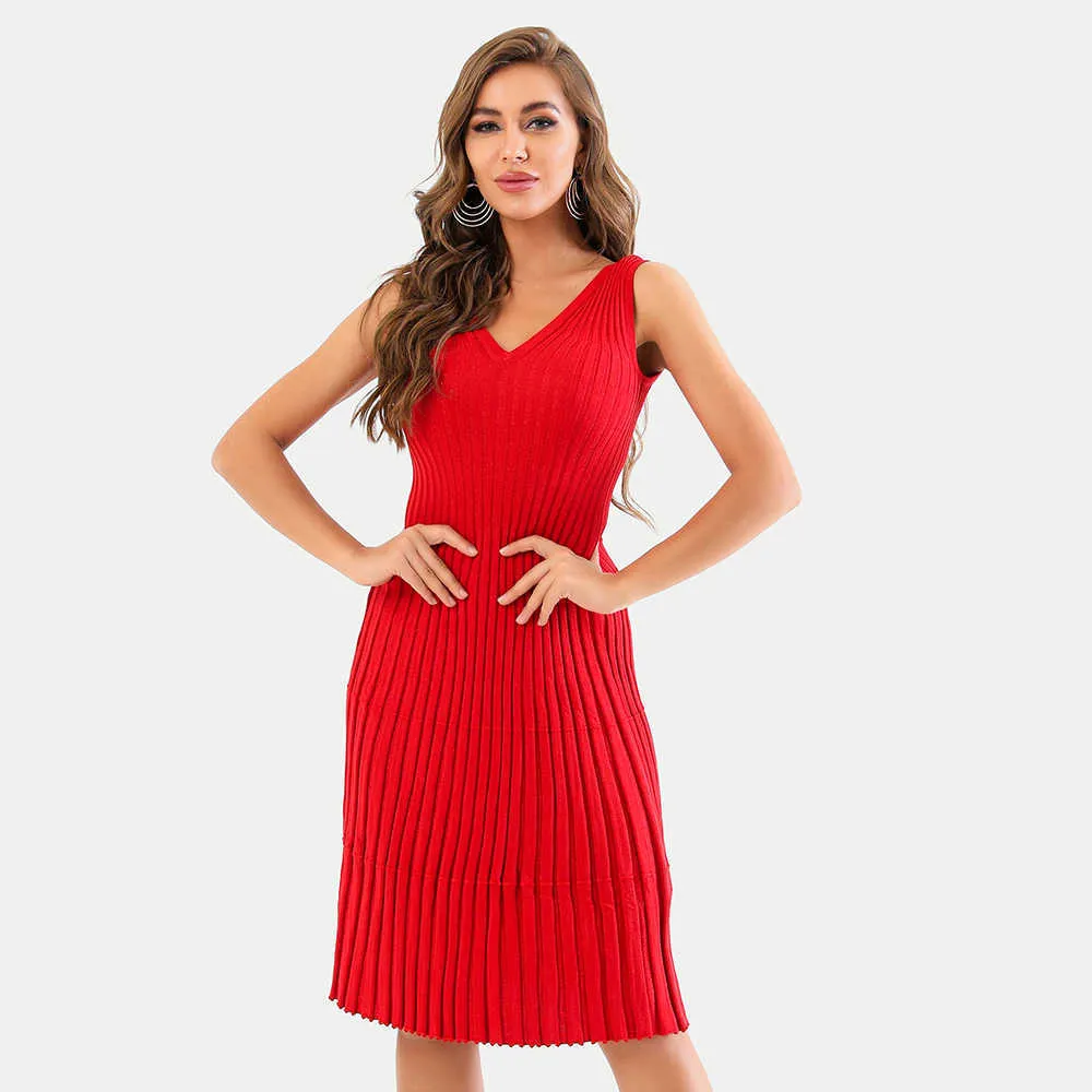 Ocstrade Draped Red Bandage Dress Ankomst Kvinnor Spaghetti Strap Bodycon Club Night Party ES 210527