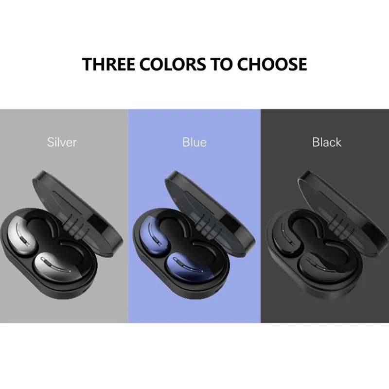 TWS bezprzewodowe Bluetooth 50 słuchawki mini -nauszniki niewidoczne słuchawki douszne sportowe słuchawki redukcji szumów
