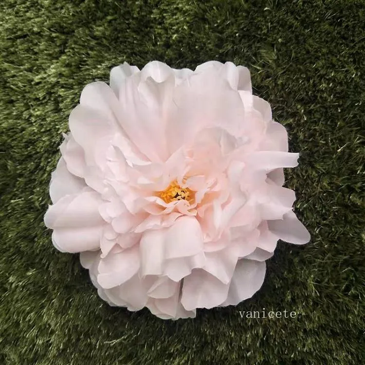 DIY 14.5cm Artificial Flowers Silk Peony Flower Heads Wedding Party Supplies Simulation Decorative Flowers Head Home T2I52760