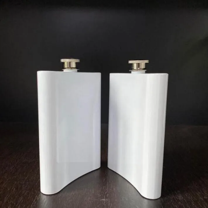 8oz Blank Sublimation Flask Hip Flask Stainless Steel Water Bottle Double Wall Diy Lover Outdoor Tumblers Drinkware