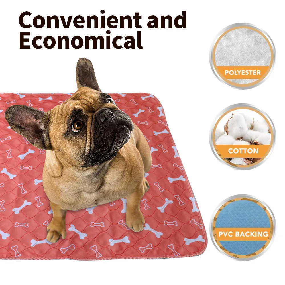 Pet Bed Mat Reusable Dog Urine Pad Puppy Pee Fast Absorbing Pad Rug Pet Dog Diaper Urine Pads For Small Medium Large Dogs 211009