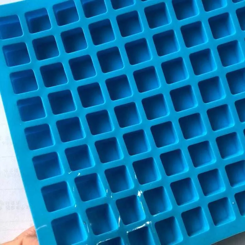 126 Lattice Square Ice Molds Tools Jelly Baking Silicone Party Mold Decorating Chocolate Cake Cube Tray Candy Kitchen DAP234